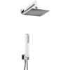Jacuzzi Kit Doccia Incasso Jacuzzi Rubinetteria con Soffione Quadrato 25x25 Garanzia 10 Anni