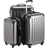 Hauptstadtkoffer - Alex - Set di 3 valigie (S, M & L), 235 litri, Colore Titano