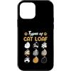 Types of Cat-Loaf Cute Kitten Meme Cat B Custodia per iPhone 12 mini Tipi di gatto-pagnotta carino gattino meme gatto amante del pane Foodie