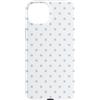 Y2K Retro Aesthetic Polka Dot Pattern Custodia per iPhone 15 Plus Y2K Bianco e Azzurro Pois Retro Estetica