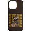 Thrift Store Findin Custodia per iPhone 15 Pro Max Divertente procione dell'usato vintage amante del negozio dell'usato