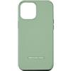 Urban Classic Trends Custodia per iPhone 12 Pro Max Grafica geometrica verde con micro puntini a griglia