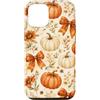 Cozy Autumn Vibe Custodia per iPhone 12/12 Pro Autunno Zucca Coquette Bow Cottagecore Estetica Autunno