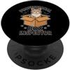 Mimik Cats Ispettore professionale Box Funny Cat PopSockets PopGrip Adesivo