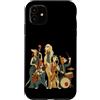 Paws & Trails Custodia per iPhone 11 Divertente cane Jazz Band Music Lover Musicista Sassofono