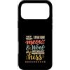 Vet Tech Veterinary Assistant Veterinari Custodia per iPhone 17 Pro Max Vet Tech I Speak Fluent Meow Woof Hiss Divertente