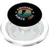 Awesome Since 2016 Birthday Gift Hockey Regalo di compleanno per gli amanti dell'hockey 10 anni dal 2016 PopSockets PopGrip per MagSafe