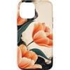 Quiet Nature Collection Custodia per iPhone 12 mini Tre Tulipani Curvi Sereno Terreno Botanico