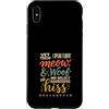 Vet Tech Veterinary Assistant Veterinari Custodia per iPhone XS Max Vet Tech I Speak Fluent Meow Woof Hiss Divertente