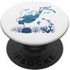 XASTY Scuba Diving Freediving Apnea Dive Immersioni subacquee Immersione Oceano Acqua Apnea Pesce di mare PopSockets PopGrip Adesivo
