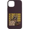 At Dawn Mischief Custodia per iPhone 15 Plus Divertente Raccoon Negozio dell'usato Shopping Usato parsimonioso