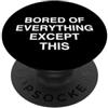 Introvert Sarcastic Lifestyle ANNOATO DI TUTTO ECCETTO QUESTO umore relabile per uomini donne PopSockets PopGrip Adesivo