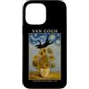Funny Cat Starry Night Van Gogh Cat Love Custodia per iPhone 13 Pro Max Gatto Van Gogh Girasoli Art Cat Lover Parodia Vintage