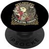 Grandio Design Sports Training And Fitne Divertente Disco Golf Medusa Ragazza Donna Giocare Attraverso PopSockets PopGrip Adesivo
