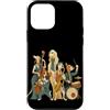 Paws & Trails Custodia per iPhone 12 mini Divertente cane Jazz Band Music Lover Musicista Sassofono