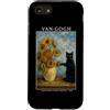 Funny Cat Starry Night Van Gogh Cat Love Custodia per iPhone SE (2020) / 7/8 Cat Van Gogh Girasoli Amante Gatto Mamma Gatto Signora Gattino