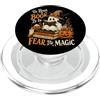 Halloween Witch Book Lover Spooky Readin Vietare un libro significa temere il suo magico lettore di libri di Halloween PopSockets PopGrip per MagSafe