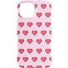Video Gamer Room and Merch Accessories Custodia per iPhone 15 Retro 8 Bit Gamer Heart Life Force Videogioco Cuori Pattern