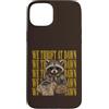 Thrift Store Findin Custodia per iPhone 15 Plus Divertente procione dell'usato vintage amante del negozio dell'usato