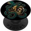 DOctopusLovers Teschi Polpo Astronauta Spazio Mare Profondo Kraken Halloween PopSockets PopGrip Adesivo