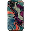 Coral Flight Collection Custodia per iPhone 11 Pro Max Farfalla Swallowtail Sopra Astratto Botanicals