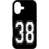 Vintage Varsity Athletic Numbers Custodia per iPhone 17 Numero 38 Varsity Jersey giocatore squadra sportiva