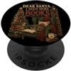 Christmas Season Caro Babbo Natale ho bisogno di più libri Lettore di Natale Amante dei libri PopSockets PopGrip Adesivo