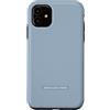 Urban Classic Trends Custodia per iPhone 11 Grafica geometrica blu polverosa micro punteggiata con motivo pixel