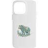 Disegni Artistici Orso Polare e Natura Custodia per iPhone 14 Pro Max Orso Grizzly Floreale Arte Botanica Natura