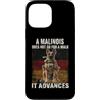 Regalo originale per gli appassionati de Custodia per iPhone 13 Pro Max Abito Malinois per gli amanti dei cani con umorismo pastore