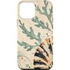 Quiet Nature Collection Custodia per iPhone 12 mini Coppia minima di conchiglie e foglie serene terrose