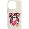 Halloween in October Custodia per iPhone 14 Pro Spooky Ghost Halloween Rosa Glam Costume Party
