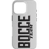 Set di bocce Accessori per bocce Abbigli Custodia per iPhone 16 Pro Bocce - Bocce Ball con Jack Bocci Game Bocce