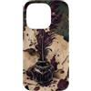 Poetic Herbarium Collection Custodia per iPhone 14 Pro Bottiglia di inchiostro antico con piuma floreale