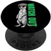 Romiro Djos Suricato Guarda Fuori Piatto Cap Occhiali Da Sole Vettore PopSockets PopGrip Adesivo