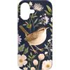Graziosi disegni di uccelli e fiori Custodia per iPhone 17 Scricciolo e motivo floreale