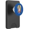 FLAG OF KYIV KIEV UKRAINIAN PRIDE KYIV KIEV BANDIERA UCRAINA ORGOGLIO UCRAINO PopSockets PopWallet per MagSafe