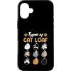 Types of Cat-Loaf Cute Kitten Meme Cat B Custodia per iPhone 16 Plus Tipi di gatto-pagnotta carino gattino meme gatto amante del pane Foodie