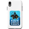 Deep Blue Wreck Reef Bubble Boat Charter Custodia per iPhone XR Immersioni subacquee Citazione subacquea Immersione Vita Oceano Uomini