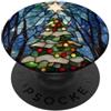 Christmas Tree Winter Forest Grip Holder Christmas Tree Winter Forest PopSockets PopGrip Adesivo