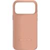 Urban Classic Trends Custodia per iPhone 17 Pro Max Grafica geometrica in terracotta micro punteggiata con motivo pixel