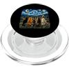 Funny Cat Starry Night Van Gogh Cat Love Gatti Van Gogh Art Notte stellata Amante Gatto Mamma Parodia PopSockets PopGrip per MagSafe
