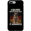 Regalo originale per gli appassionati de Custodia per iPhone 7 Plus/8 Plus Abito Malinois per gli amanti dei cani con umorismo pastore