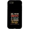 Vet Tech Veterinary Assistant Veterinari Custodia per iPhone SE (2020) / 7/8 Vet Tech I Speak Fluent Meow Woof Hiss Divertente