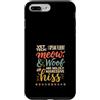 Vet Tech Veterinary Assistant Veterinari Custodia per iPhone 7 Plus/8 Plus Vet Tech I Speak Fluent Meow Woof Hiss Divertente