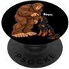 4BigfootLovers Bigfoot Boop Gordon Setter divertente amante dei cani PopSockets PopGrip Adesivo