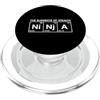 Ninja Warrior Japanese Martial Arts Kids The Elements Of Stealth Ninja Tavola Periodica Divertente Ninja PopSockets PopGrip per MagSafe