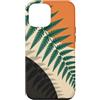 Quiet Nature Collection Custodia per iPhone 12 Pro Max Motivo neutro organico con fronde di felce galleggianti