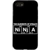 Ninja Warrior Japanese Martial Arts Kids Custodia per iPhone SE (2020) / 7/8 The Elements Of Stealth Ninja Tavola Periodica Divertente Ninja
