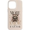 More Amor Por Favor Designs Love Quote Custodia per iPhone 14 Pro Max Raccoon More Amor Por Favor Funny Animal Love